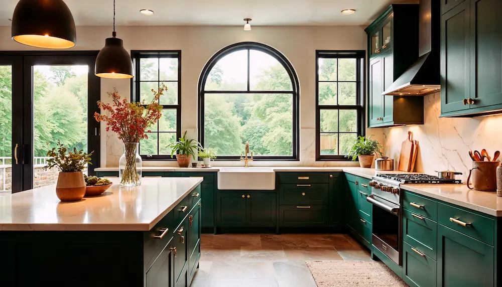 Before and after kitchen renovation transformation comparison